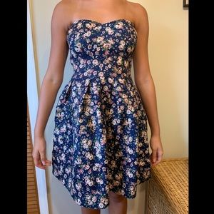 Flower printed dress